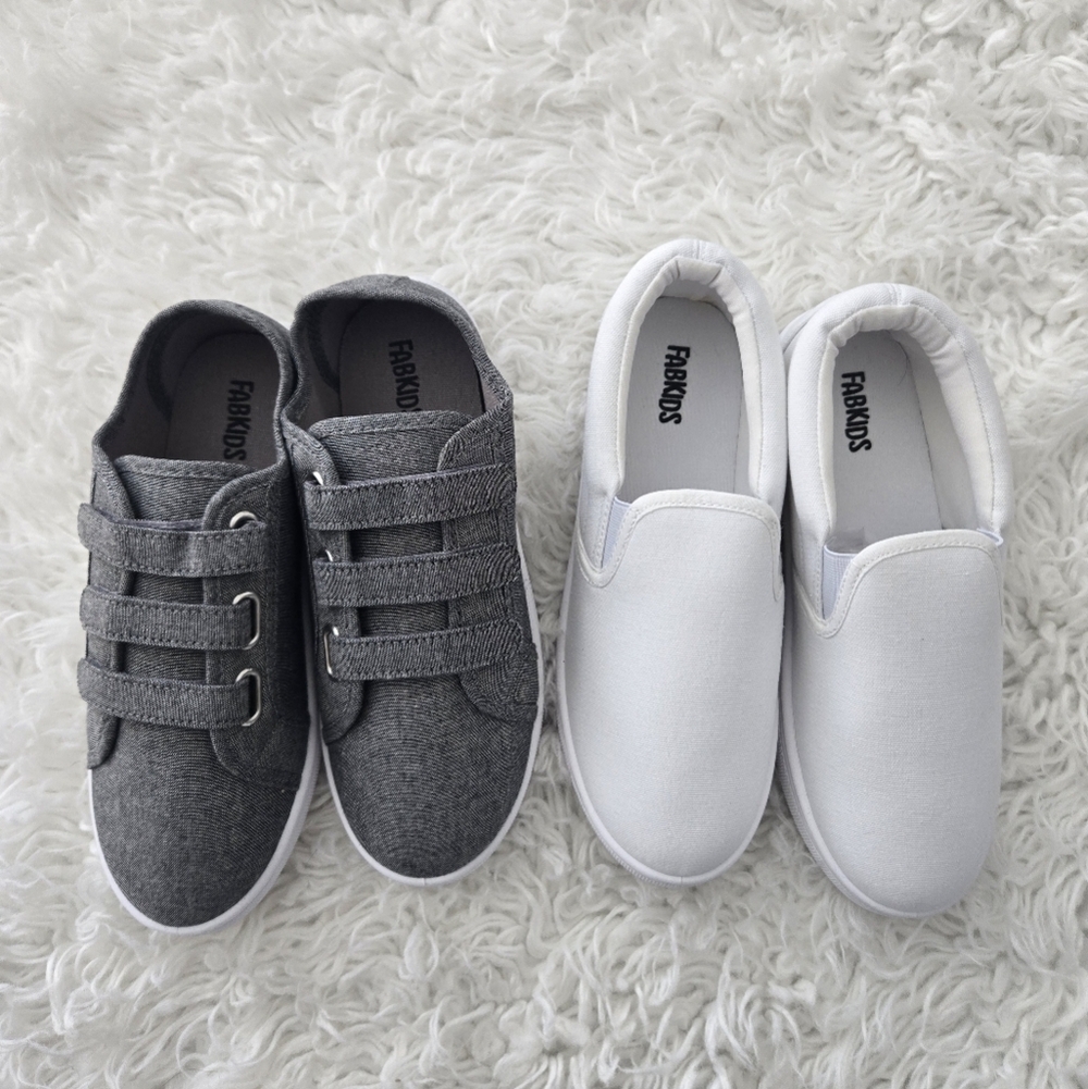 Fabkids sneakers size 5 two pairs. New without tags.